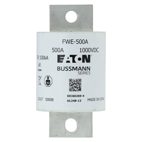 FWE-350A 1000Vdc IEC/UL 350A aR 50mm Round fuse image 10