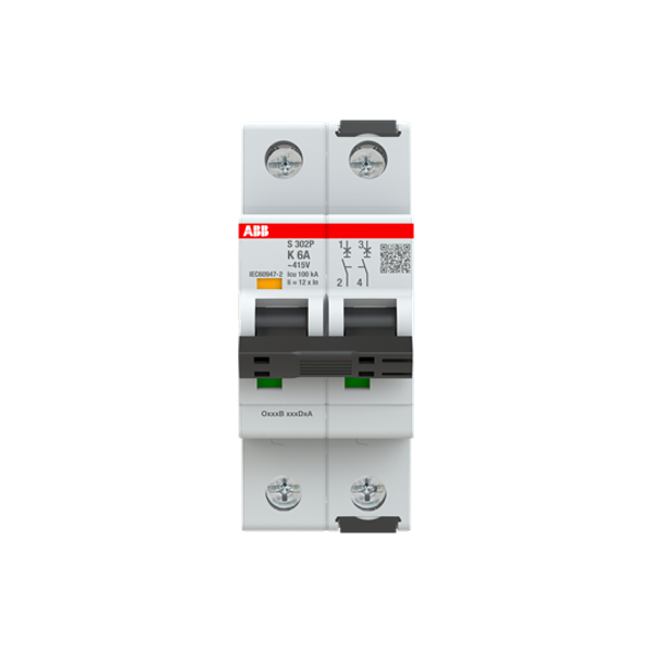 S302P-K6 Miniature Circuit Breaker - 2P - K - 6 A image 10