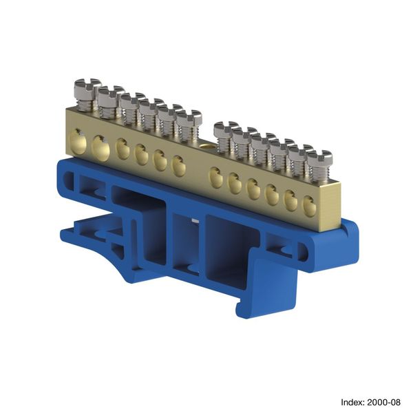 MSF TERMINAL BLOCK 12 WAYS FOR MOUNTING ON DIN RAIL TS37 image 1