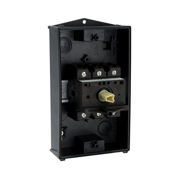 On-Off switch, P3, 63 A, surface mounting, 3 pole, STOP function, With image 51