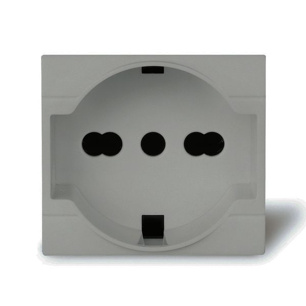 P40 PLURISTANDARD SOCKET WITH DIN RAIL image 1