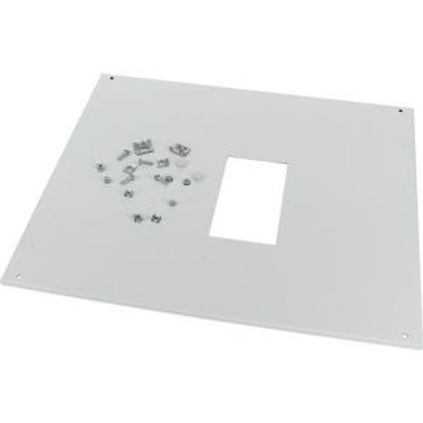 Front cover, +mounting kit, for NZM3, vertical, 4p, HxW=600x425mm, grey image 4