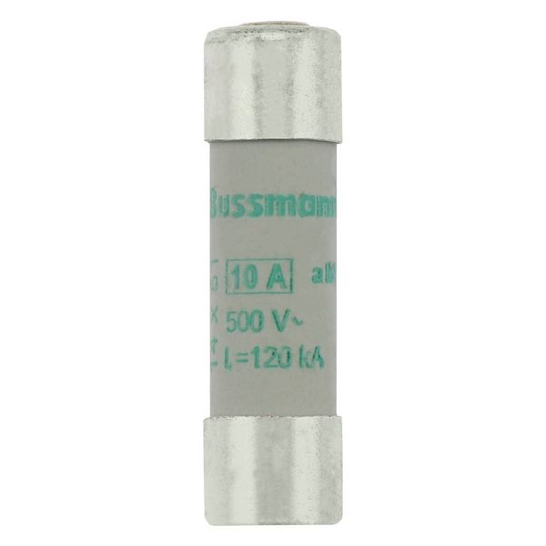 Fuse-link, LV, 10 A, AC 500 V, 14 x 51 mm, aM, IEC, with striker image 3