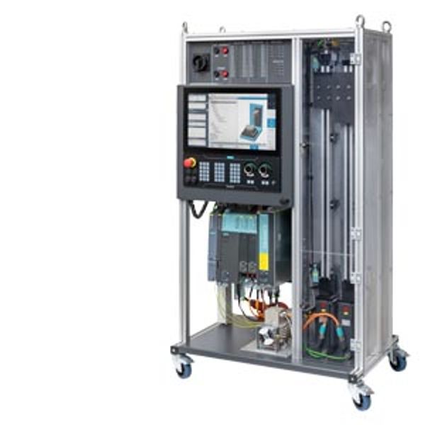 training rack for SINUMERIK ONE the training rack SINUMERIK ONE is suitable for practice-related training of commissioning, operation and programming, as well as maintenance tasks. components: NCU 1750 with SD card export  6ZB2410-0BQ00 image 2