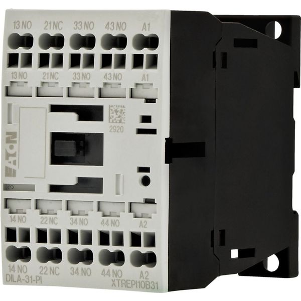 Contactor relay, 110 V 50 Hz, 120 V 60 Hz, 3 N/O, 1 NC, Push in terminals, AC operation image 16