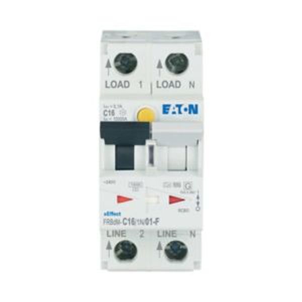 Digital RCD/MCB combination, 16 A, 100 mA, MCB trip characteristic: C, 1p+N, RCD trip characteristic: F image 4