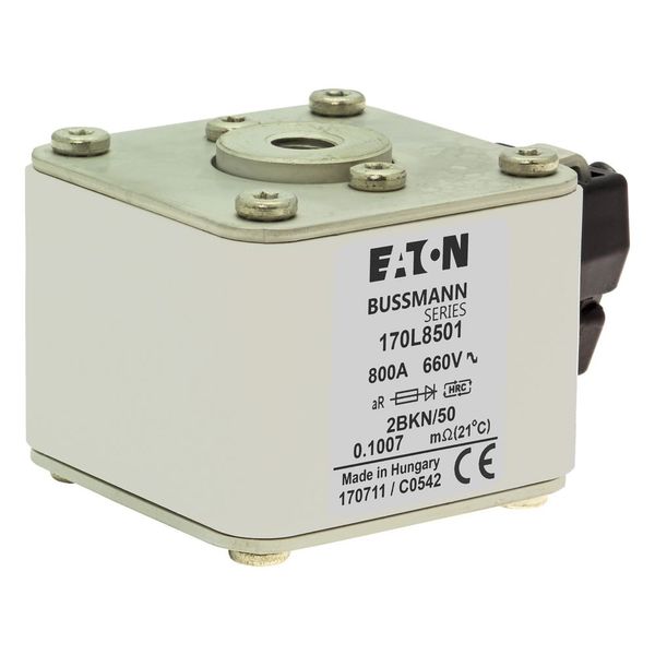 Fuse-link, high speed, 450 A, AC 1000 V, Size 2, 61 x 75 x 141 mm, aR, DIN, IEC, single indicator image 7