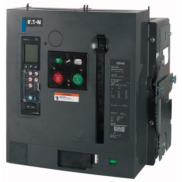 Circuit-breaker, 3 pole, 2000A, 105 kA, P measurement, IEC, Withdrawable image 1