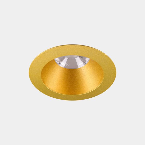 Downlight Play Deco Symmetrical Round Fixed 17.7W LED warm-white 3000K CRI 90 50.6º PHASE CUT Gold/Gold IP54 1391lm image 1