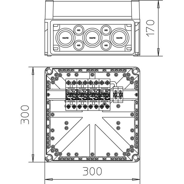 MCD 50-B 3+1-VG CoordinatedLightningController set type 1 arrester in housing 255V image 2