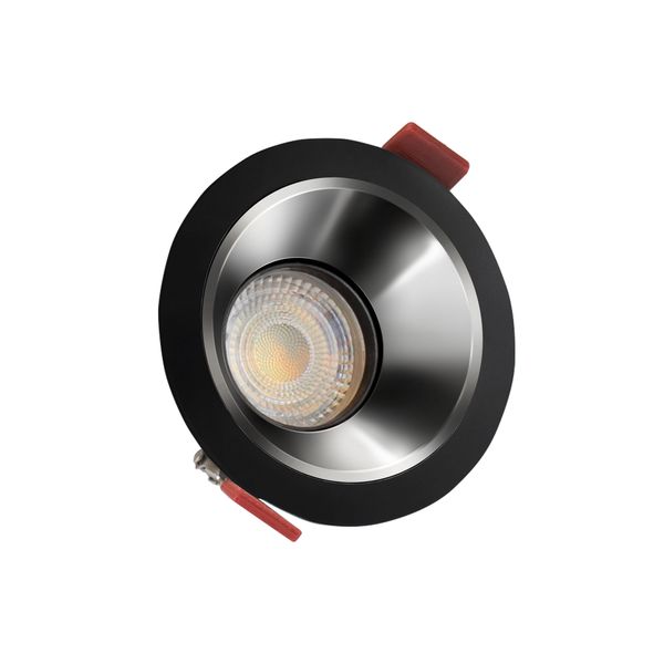 FIALE COMFORT ANTI - GLARE GU10 250V IP20 FI85x50mm BLACK round, reflector silver, adjustable image 12