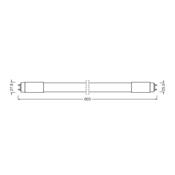 LED TUBE T8 UNIVERSAL 600 mm 8W 830 image 12