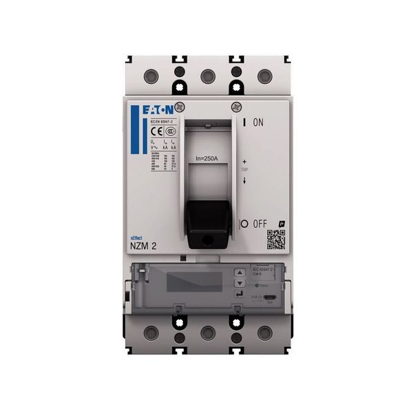 NZM2 PXR25 circuit breaker - integrated energy measurement class 1, 220A, 3p, Screw terminal image 3