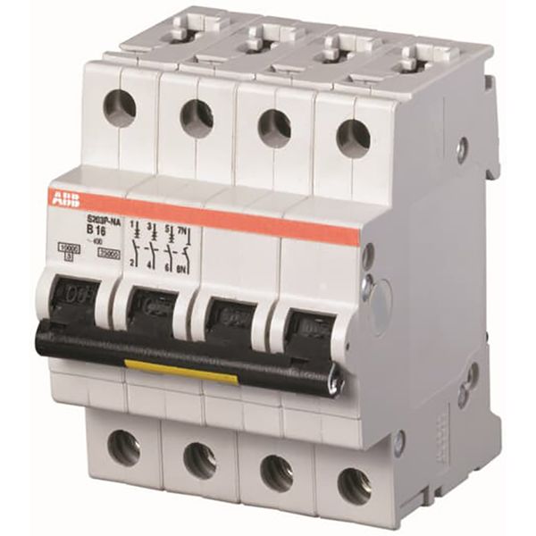 S203P-B32NA Miniature Circuit Breaker - 3+NP - B - 32 A image 1