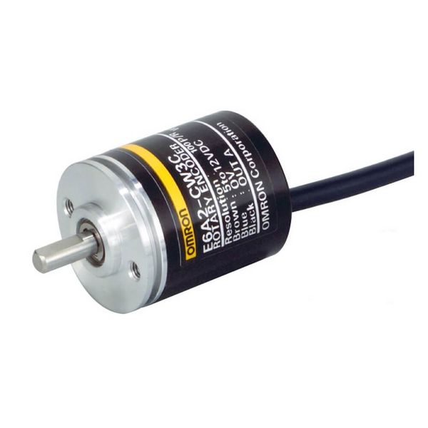 Encoder, incremental, 200ppr, 5-12 VDC, NPN open collector, 0.5 m cabl E6A21020R image 3