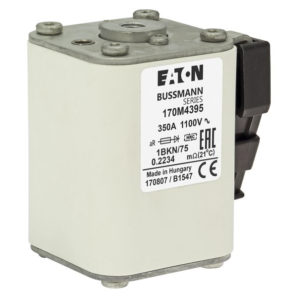 Fuse-link, high speed, 500 A, AC 1100 V, size 1, 53 x 69 x 74 mm, aR, IEC, UL, single indicator image 18