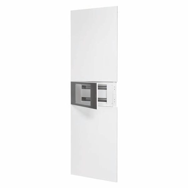 DOMO CENTER - FRONT KIT - WITHOUT DOOR - 1 ENCLOSURE 40 MODULES - H.2400 - METAL - WHITE RAL 9003 image 2