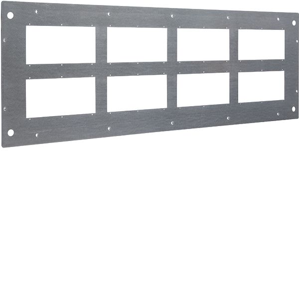 Cover plate slotted IP41 1100x400 (WxD) galvanised image 1