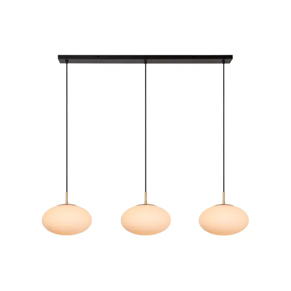 ELYSEE Pendant light-Opal-3xE27-40W-Glass image 1