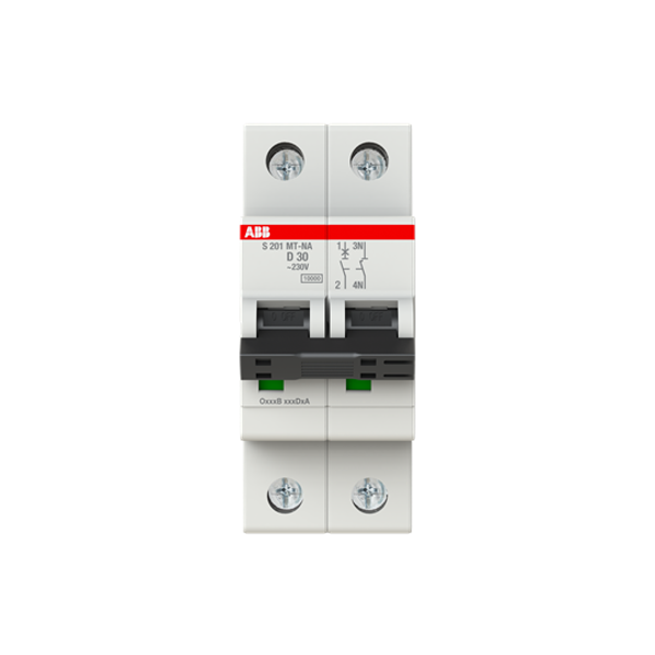 S201MT-D30NA Miniature Circuit Breakers MCBs - 1+NP - D - 30 A image 4