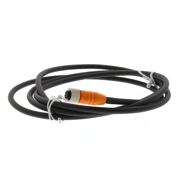 Sensor cable, M12 straight socket (female), 8-poles, PUR shielded cabl AA032194E image 3