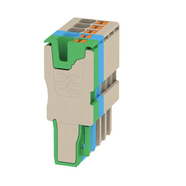 Plug (terminal), PUSH IN, 2.5 mm², 800, 24 A, Number of poles: 5, dark image 1