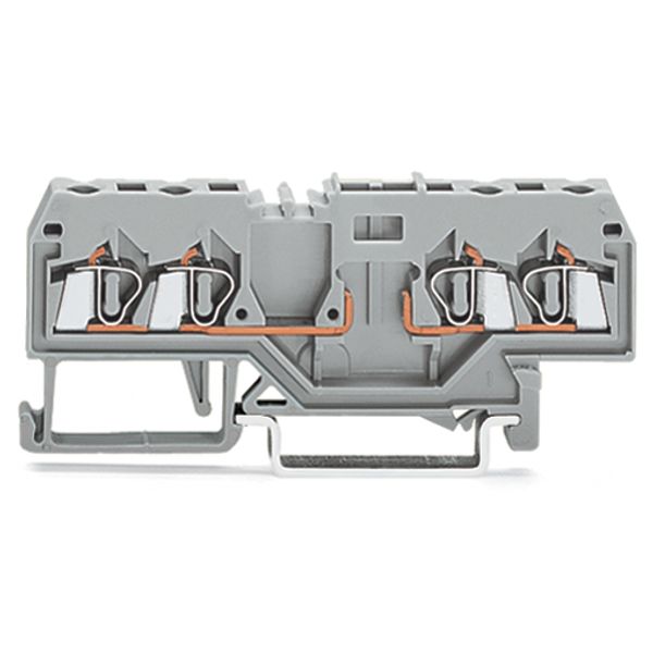 4-conductor carrier terminal block for DIN-rail 35 x 15 and 35 x 7.5 2 image 2