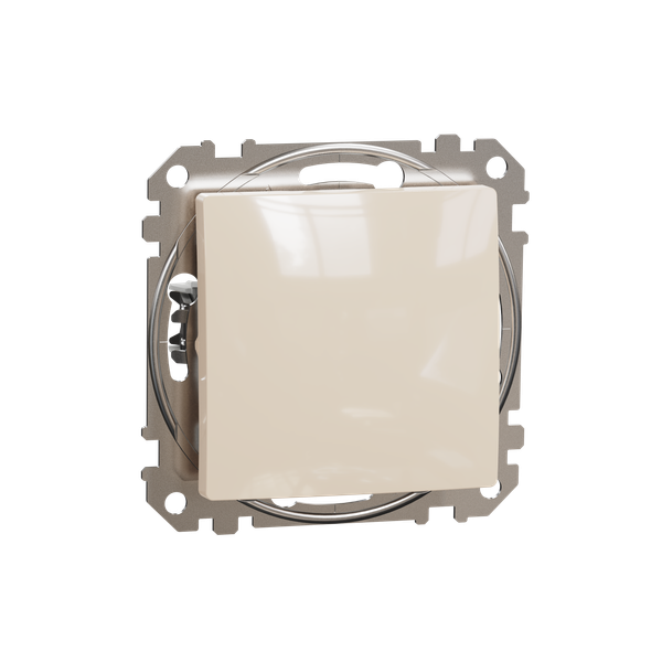 Sedna Design & Elements, 1-way Push-Button 10A, professional, beige image 5