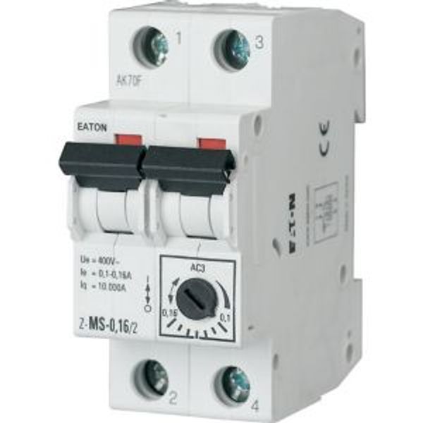 Motor-Protective Circuit-Breakers, 0,1 - 0,16A, 2p image 2