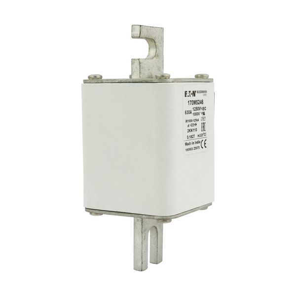 Fuse-link, high speed, 630 A, AC 1250 V, size 2, 61 x 77 x 138 mm, aR, DIN, IEC, single indicator image 13