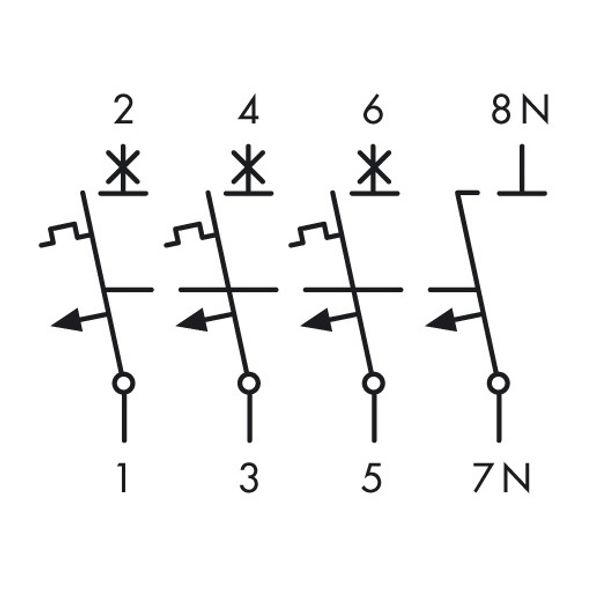 Miniature Circuit Breaker (MCB) B, 63A, 3+N, 10kA image 2