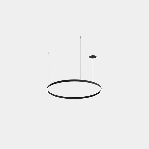 Pendant Circular Downward ø1200 Recessed LED 63.5W 2220lm 2400K Black image 1