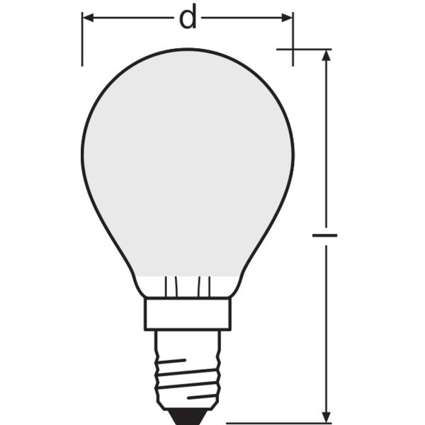 LED Retrofit CLASSIC P 2.5W 827 Frosted E14 image 22