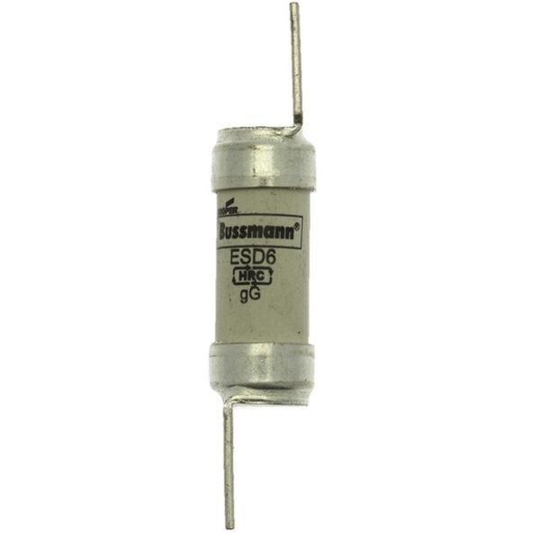 Fuse-link, low voltage, 6 A, AC 550 V, BS88/F2, 14 x 68 mm, gL/gG, BS image 2