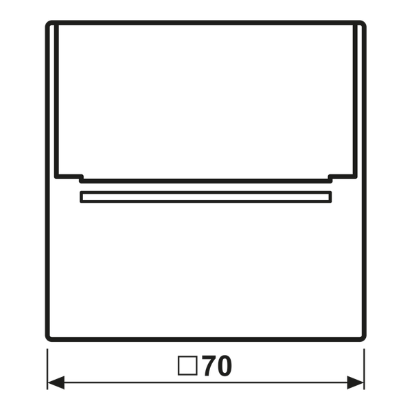 KNX Universal push-button 1-gang LSCD10911ST image 3