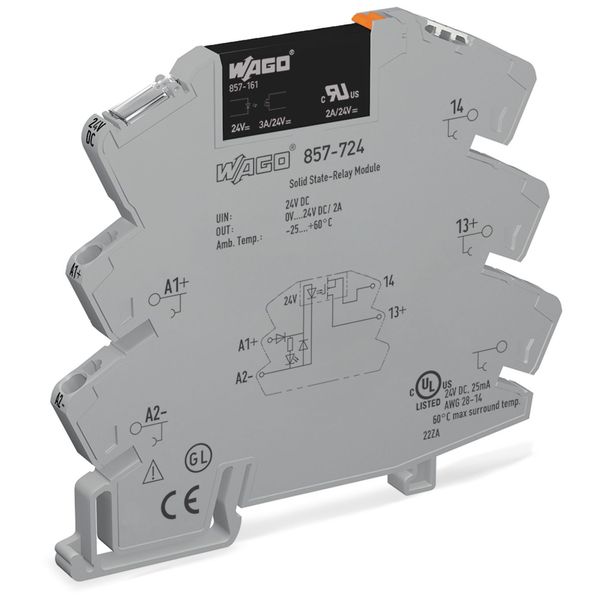 Solid-state relay module Nominal input voltage: 24 VDC Output voltage image 2