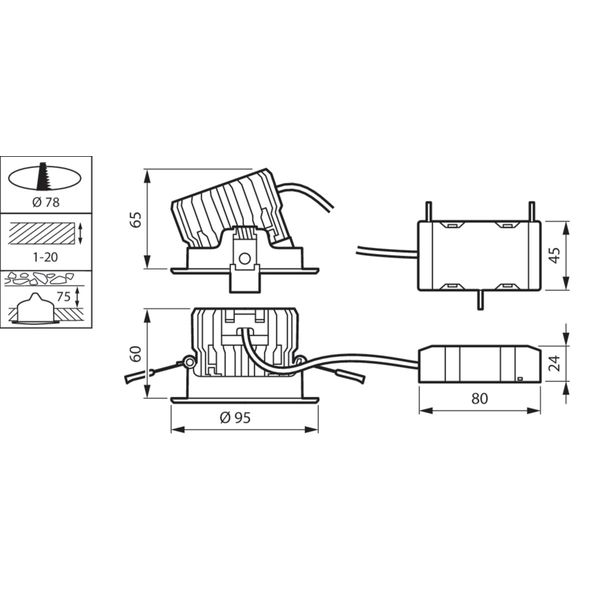 RS151B  LED9-WB-/840 D78 PSR PI6 WH image 2