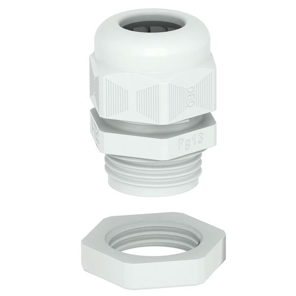 V-TEC PG11+ LGR Cable gland with locknut PG11 image 1
