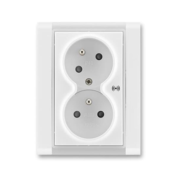 5583F-C02357 01 Double socket outlet with earthing pins, shuttered, with turned upper cavity, with surge protection image 32
