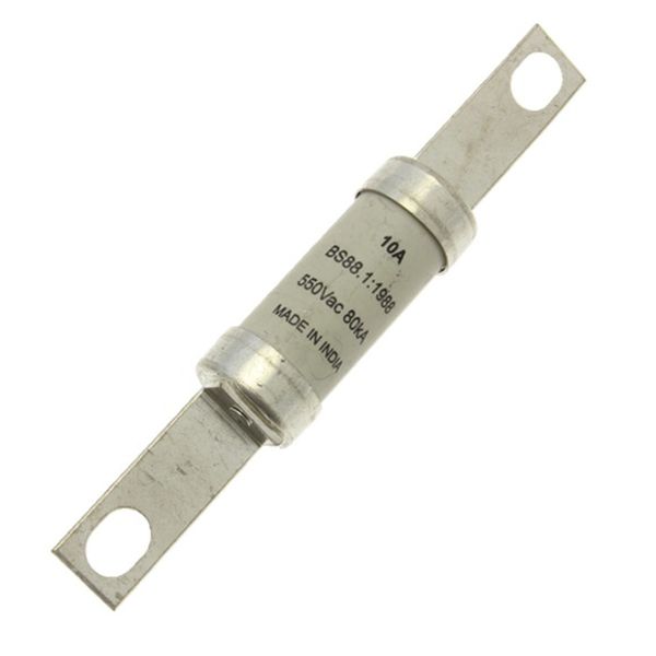 Fuse-link, low voltage, 10 A, AC 550 V, BS88, 21 x 129  mm, gL/gG, BS image 2