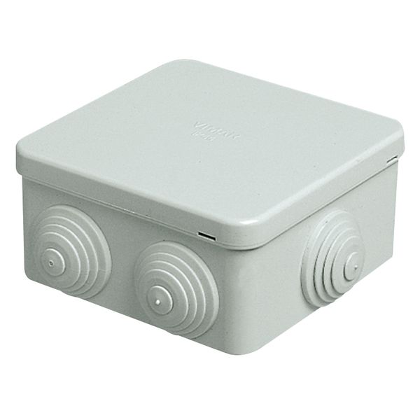 IP44 junction box 80x80x40mm image 1