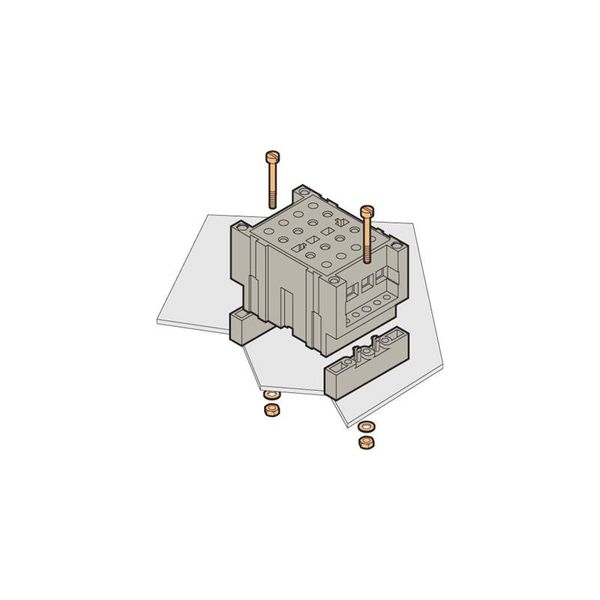 TF-DS-VL, SCREW CLAMP, GREY image 1