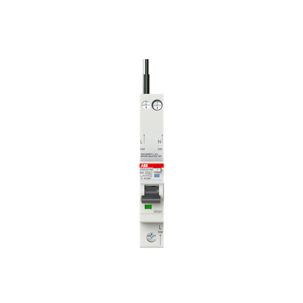 DSE201 M B20 AC10 - N Black Residual Current Circuit Breaker with Overcurrent Protection image 3