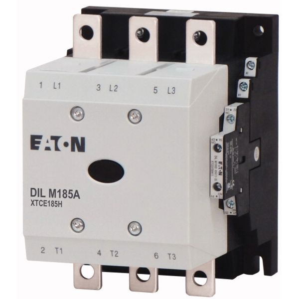 Contactor, 380 V 400 V 90 kW, 2 N/O, 2 NC, RDC 24: 24 - 27 V DC, DC operation, Screw connection image 1