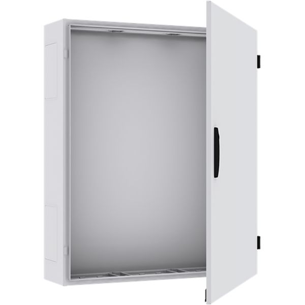 TG204G Wall-mounting cabinet, Field Width: 2, Number of Rows: 4, 650 mm x 550 mm x 225 mm, Grounded, IP55 image 1