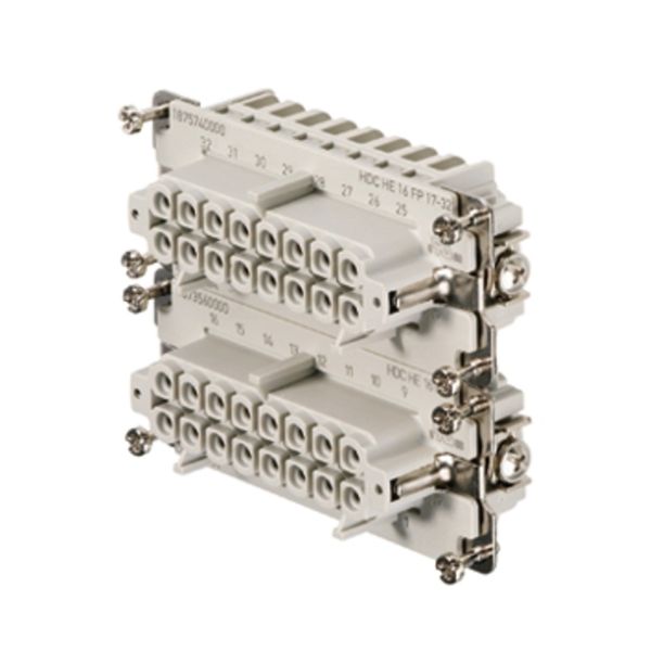 Contact insert (industry plug-in connectors), Female, 500 V, 16 A, Num image 1