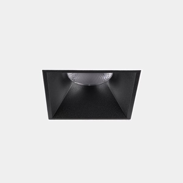 Downlight Play Deco Symmetrical Square Fixed Trimless 6.4W LED warm-white 3000K CRI 90 48.7º DALI-2 Trimless/Black IP54 644lm image 1