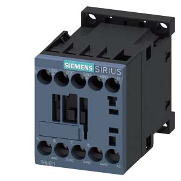 Contactor relay, 3 NO + 1 NC, 24 V AC, 50 3RH2131-1AB00-1AA0 image 1