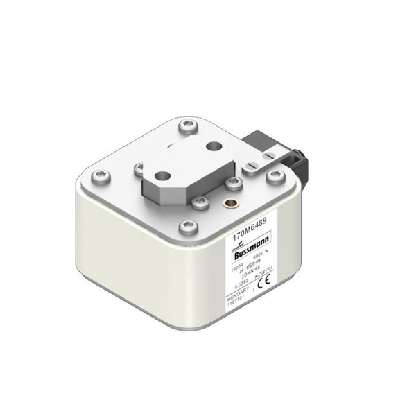 Fuse-link, high speed, 1600 A, AC 690 V, size 3, 76 x 92 x 63 mm, aR, IEC, single indicator image 16