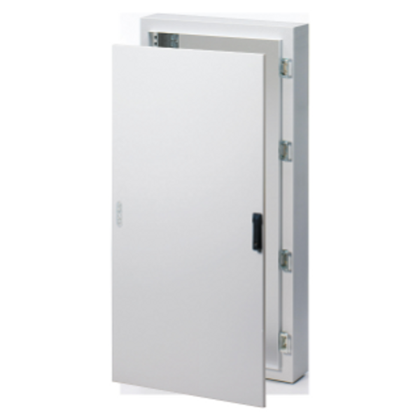 CVX DISTRIBUTION BOARD 160E - SURFACE-MOUNTING - 600x1000x170 - IP65 - SOLID SHEET METAL DOOR  ROD-MECHANISM LOCK -WITH EXTRACTABLE FRAME-GREY RAL7035 image 1